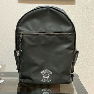 Versace Parfums Black Medusa Backpack